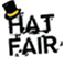 logo hat hair